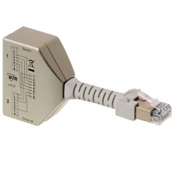 METZ CONNECT Cable-sharing Adapter pnp 2 Telefon/Ethernet Set